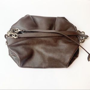 Tod's | Miki Shoulder Bag in Chocolate Brown Leather